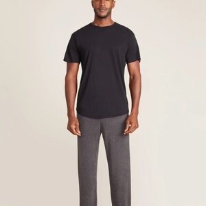 Barefoot Dreams Malibu Collection® Men's Washed Jersey Short Sleeve Crew- M